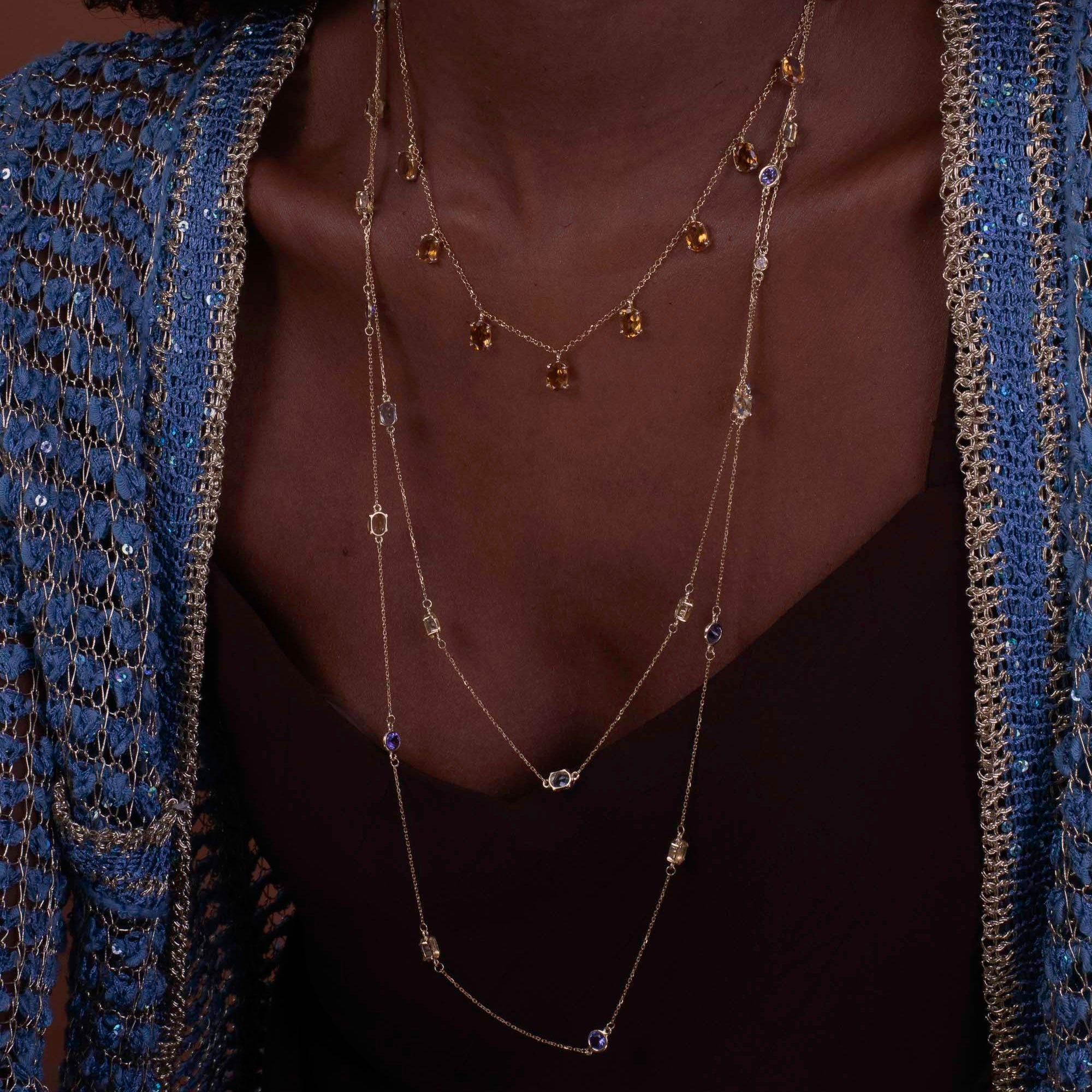 Colar Eterno Havana coleção Art Déco