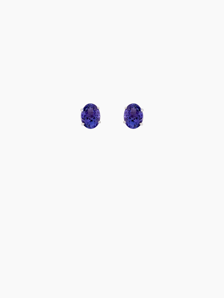 Brinco Cascata com Diamantes e Tanzanitas