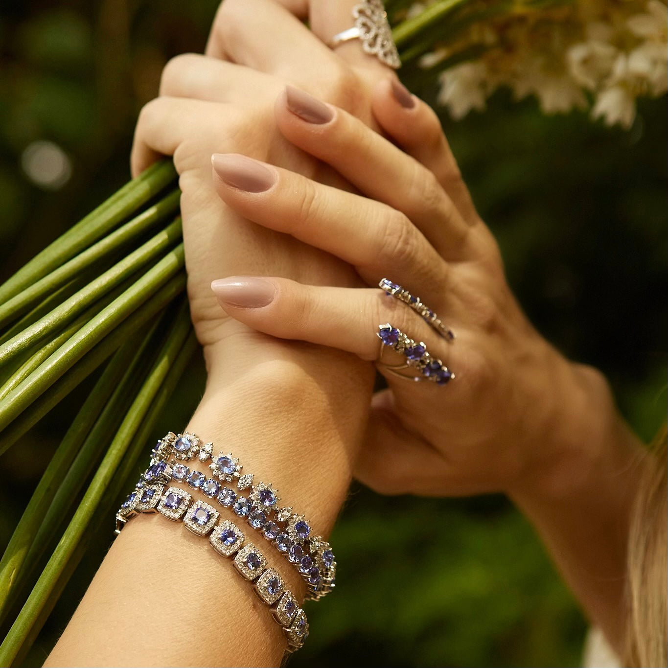 Pulseira Riviera Tanzanita