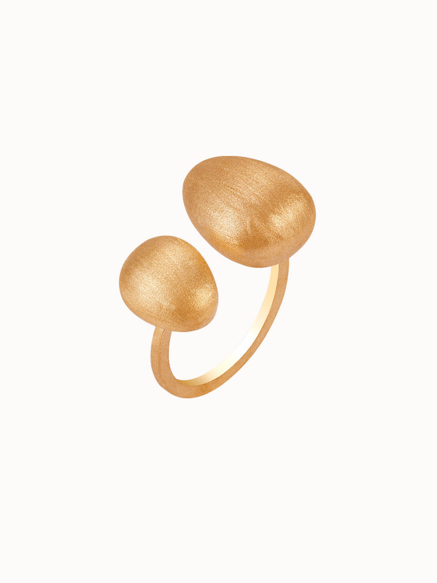Anel Voluta Duo Oro