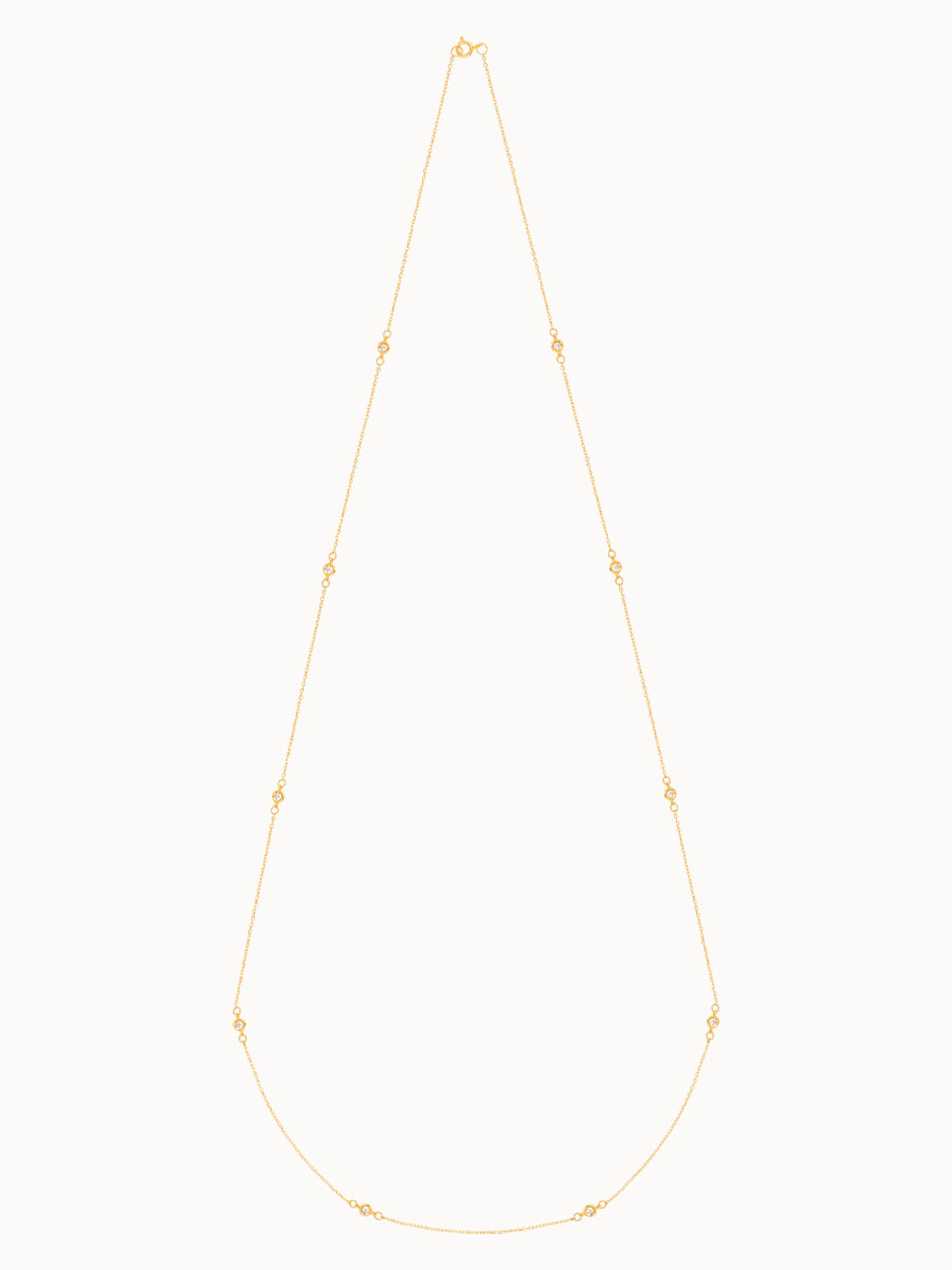 Colar com toques de Diamantes