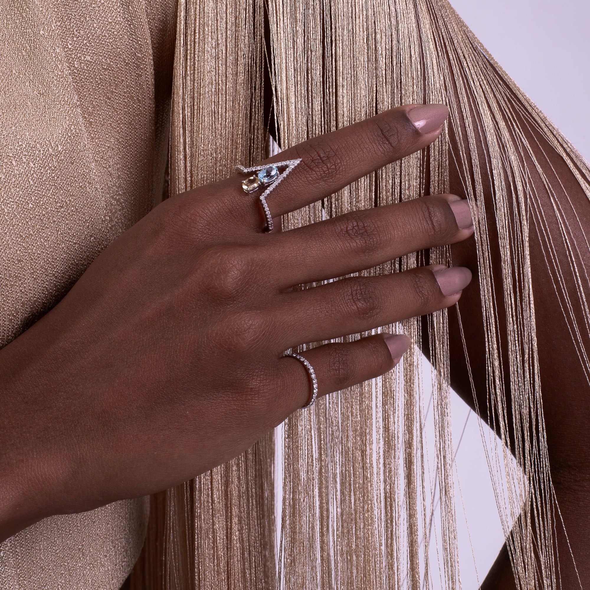 Anel Antuérpia Coleção Art Déco