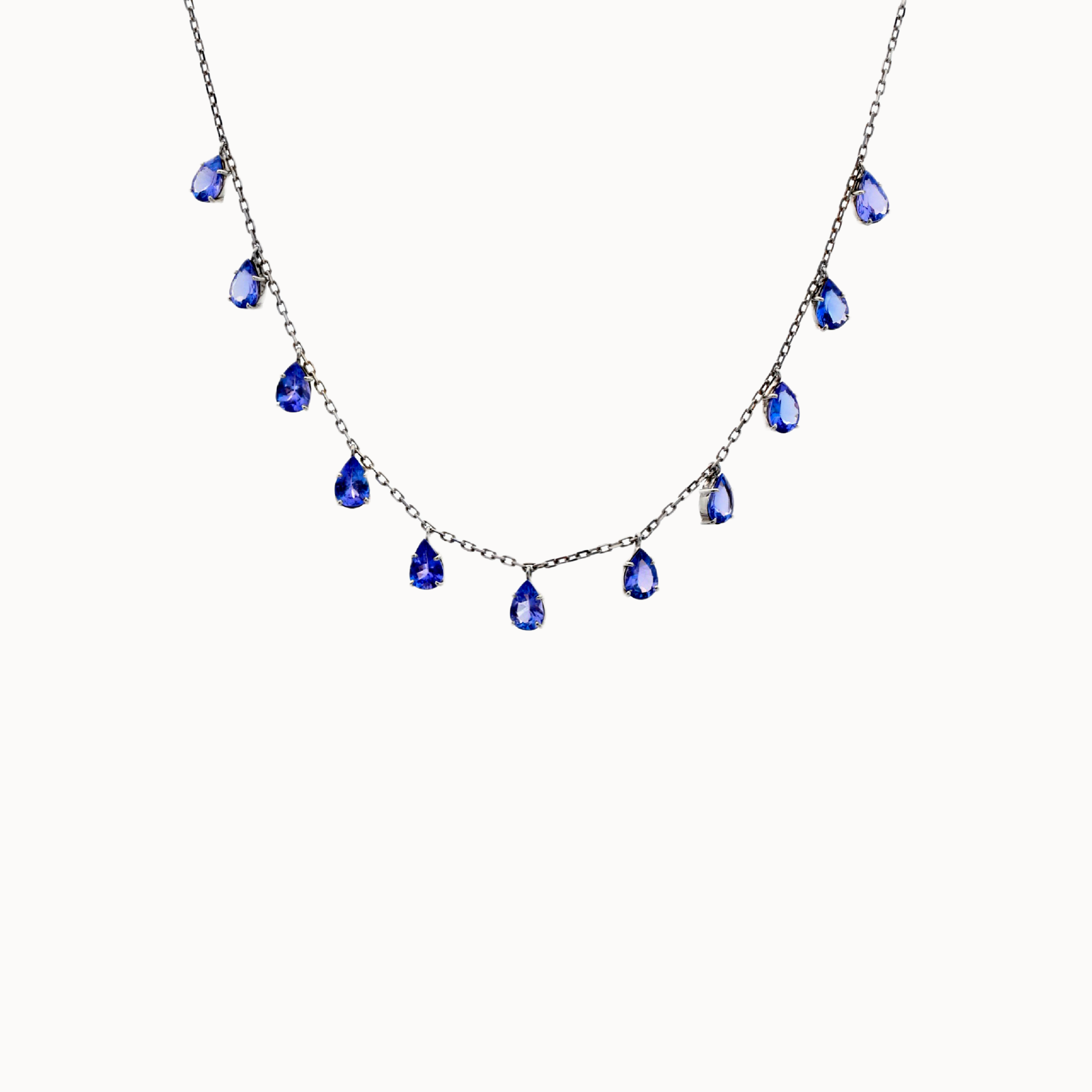 Colar Tanzanita Gotinhas