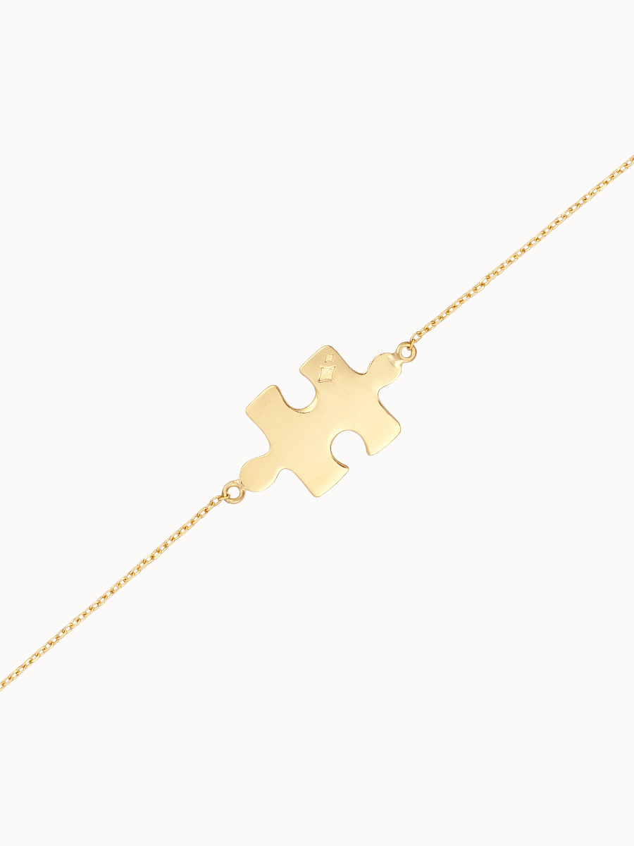 Pulseira Puzzle em Ouro Amarelo
