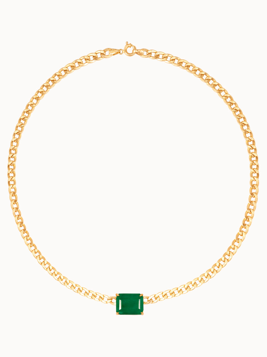 Colar Esmeralda lapidação Emerald