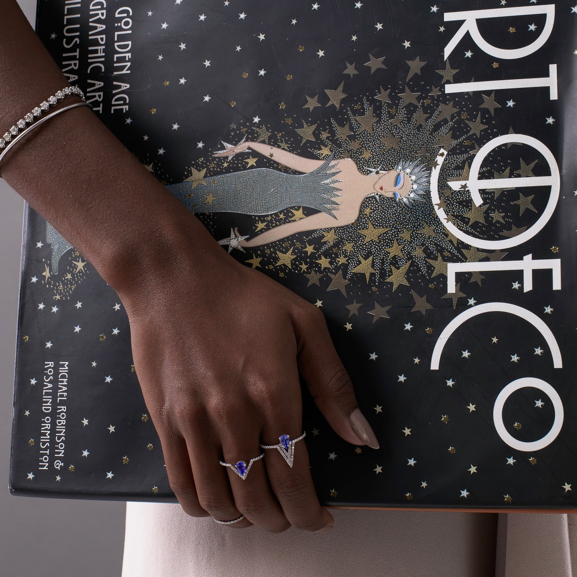 Anel Nice Solo coleção art Déco