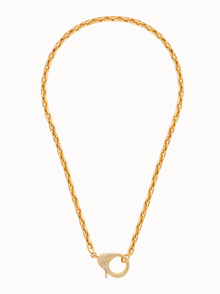 Colar com Fecho em Diamantes