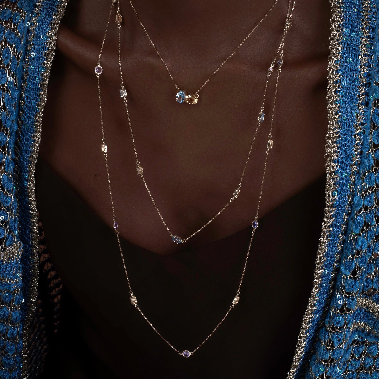 Colar Havana Aurora coleção Art Déco