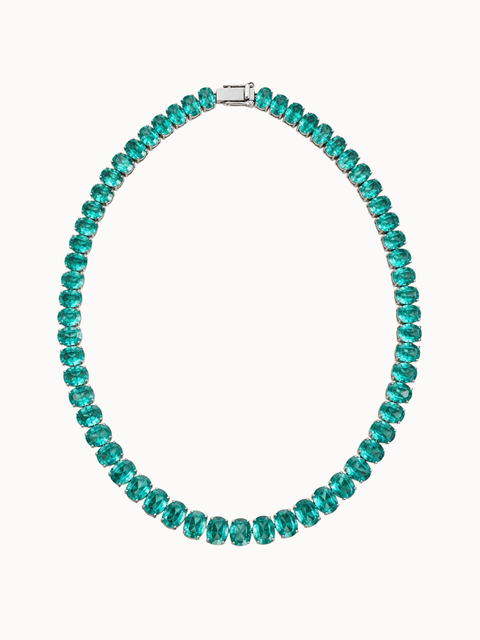 Colar Riviera Emerald Oval
