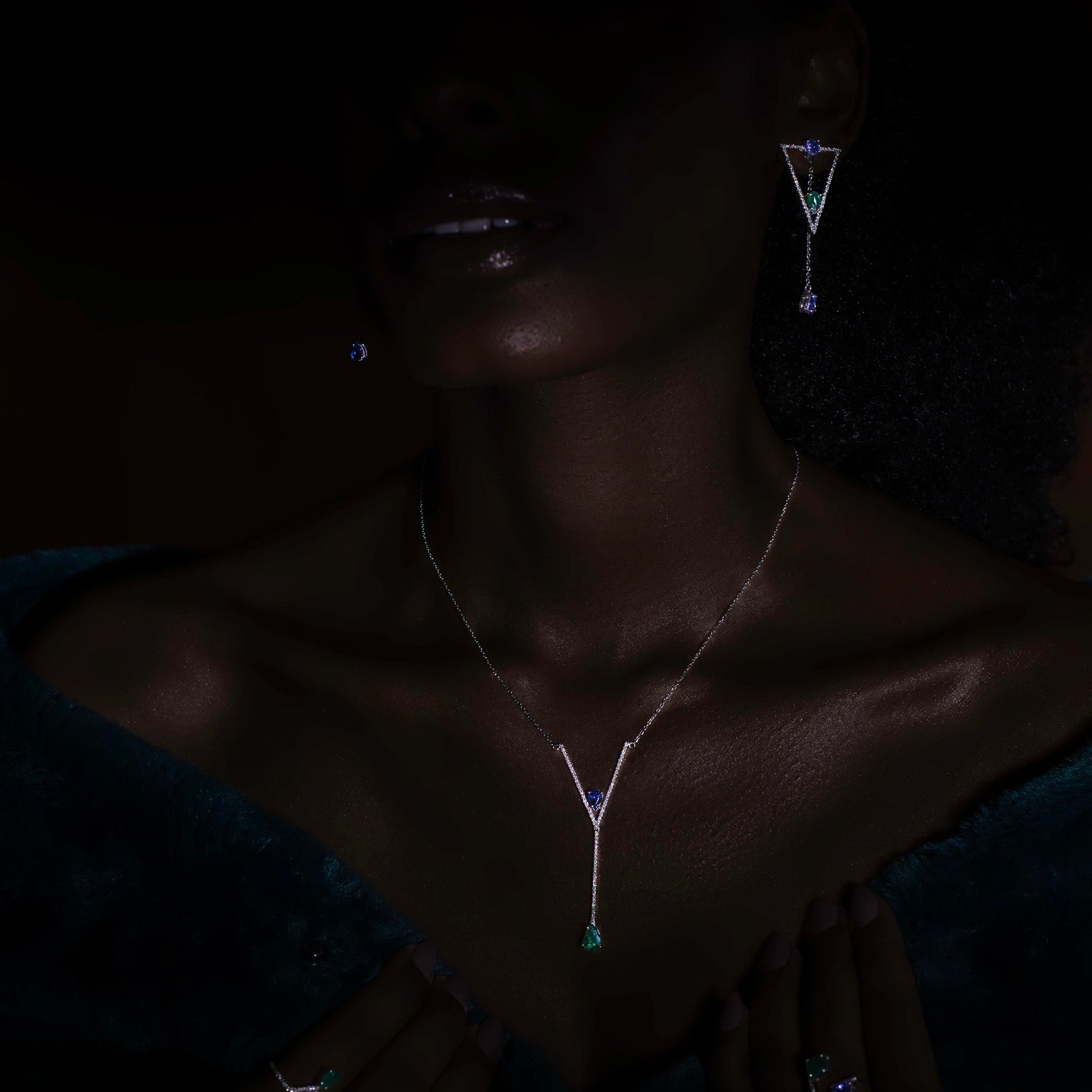 Colar Monte Carlo coleção Art Déco