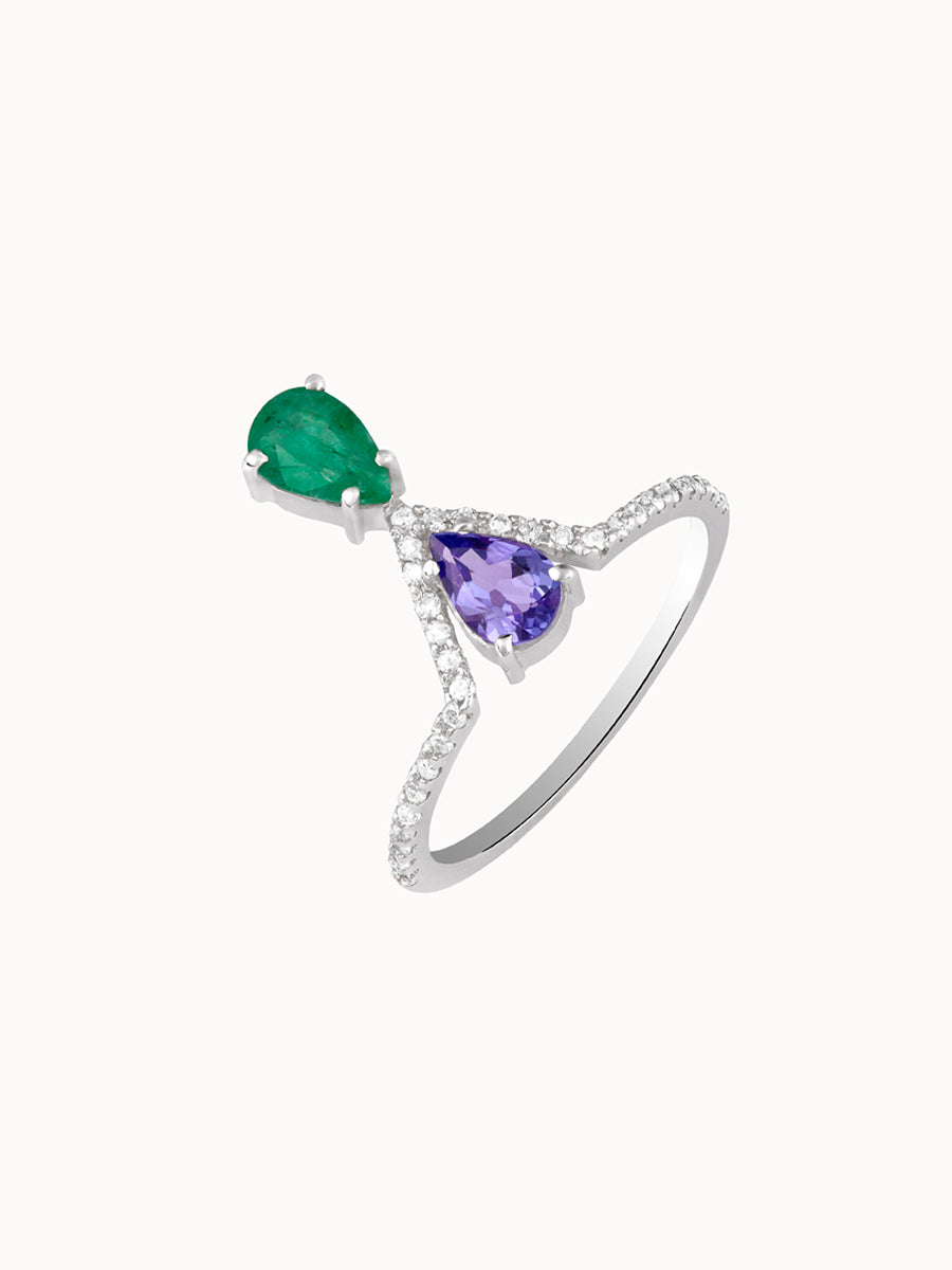 Anel Monte Carlo coleção Art Déco