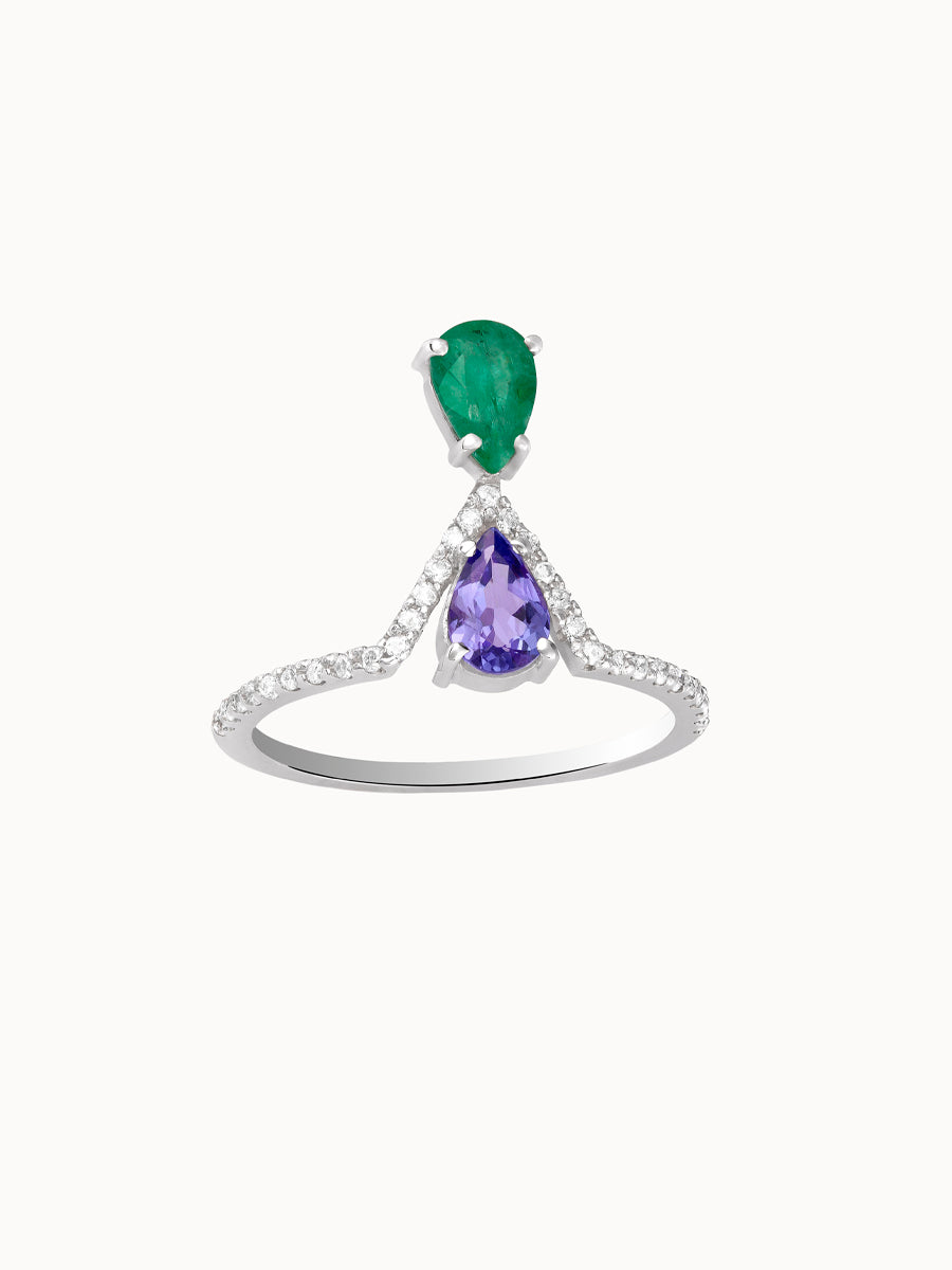 Anel Monte Carlo coleção Art Déco