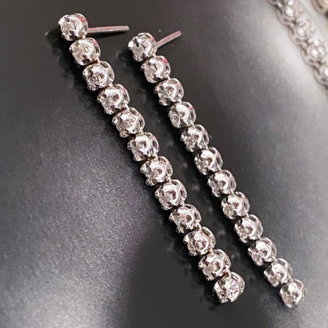 Brinco Riviera com Diamantes