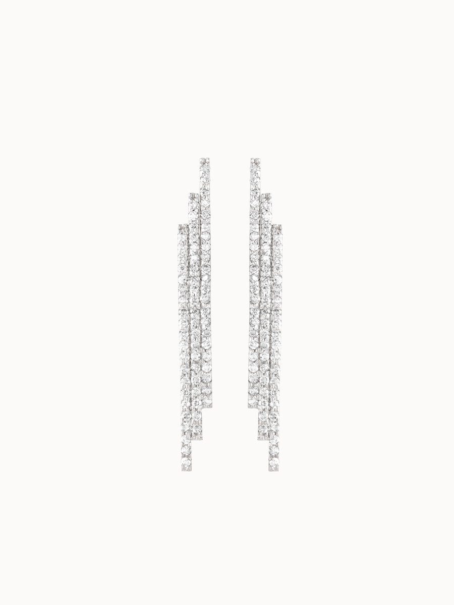 Brinco Manhattan trio coleção art Déco