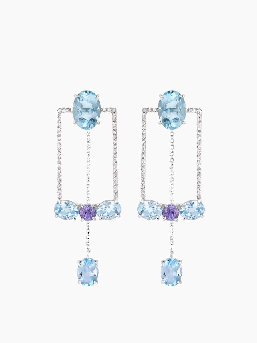 Brinco Cannes coleção Art Deco