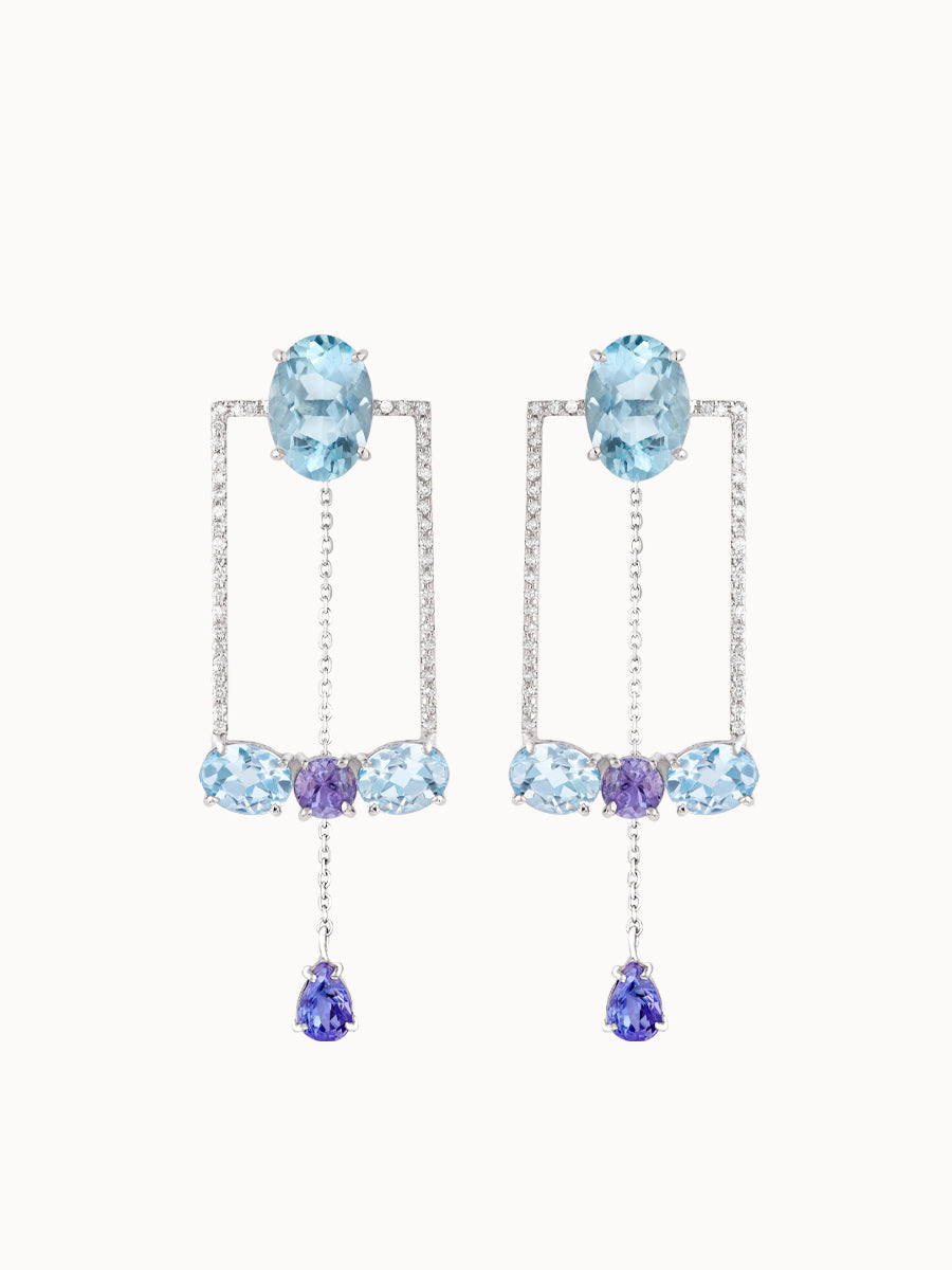 Brinco Cannes coleção Art Deco