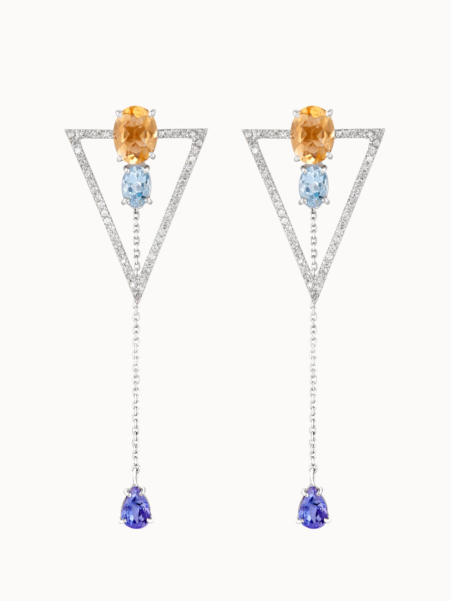 Brinco Antuérpia coleção Art Déco