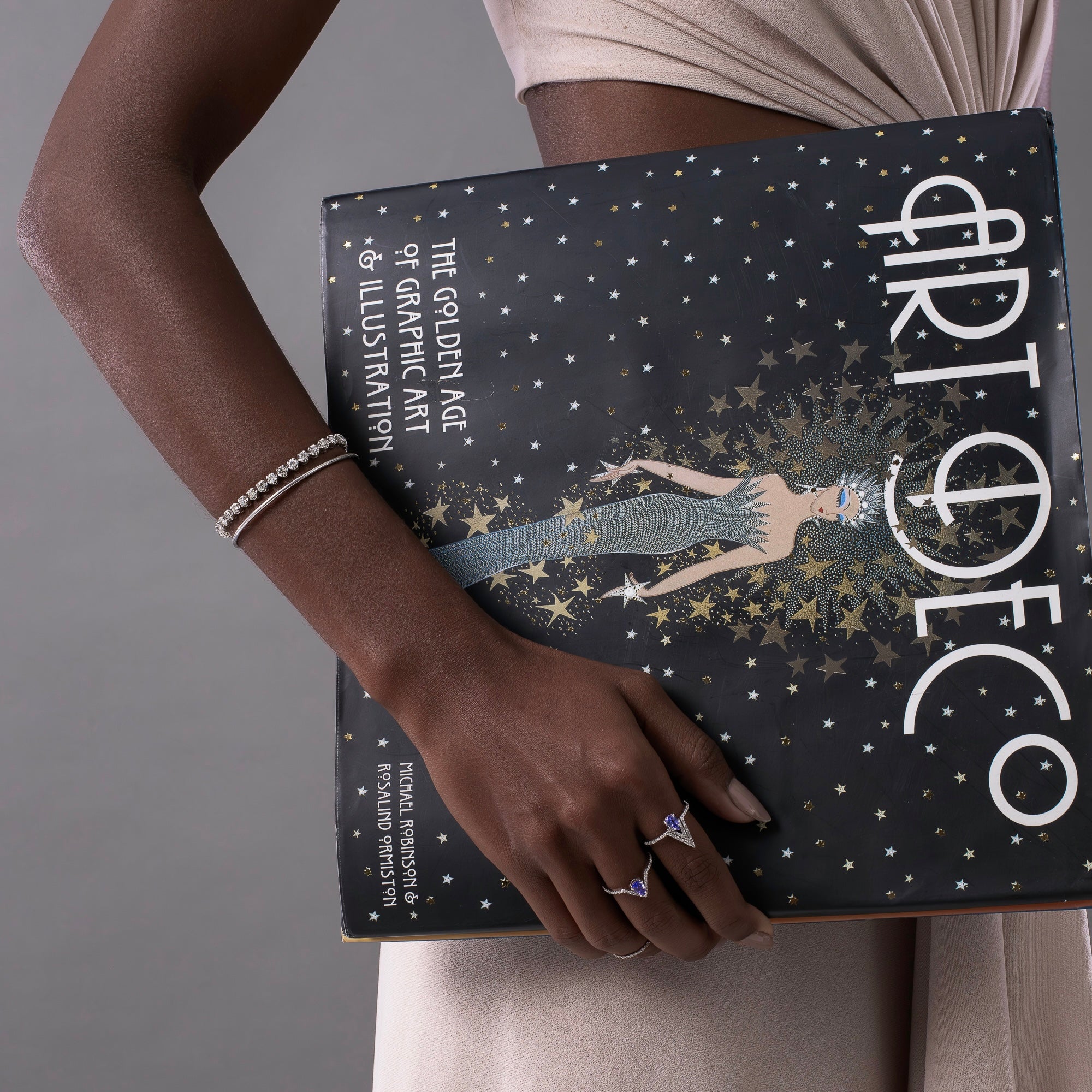 Anel Nice Duo coleção art déco