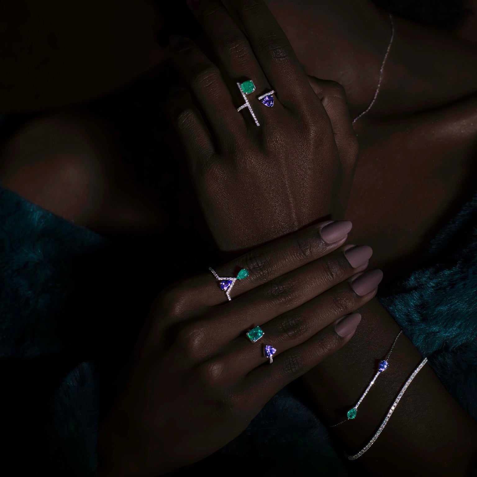 Anel Monte Carlo coleção Art Déco