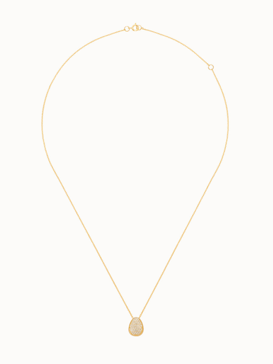 Colar Voluta Pavé M