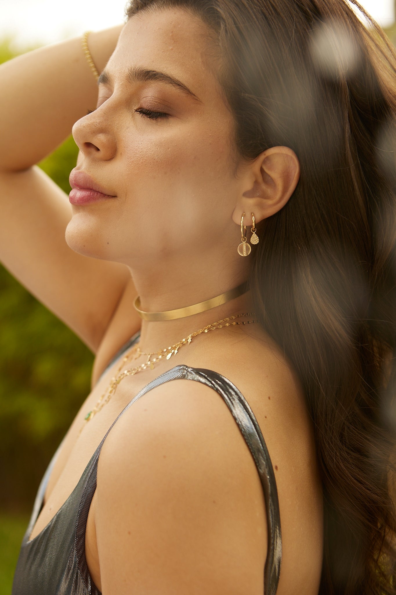 Berloque Gotas com Diamantes