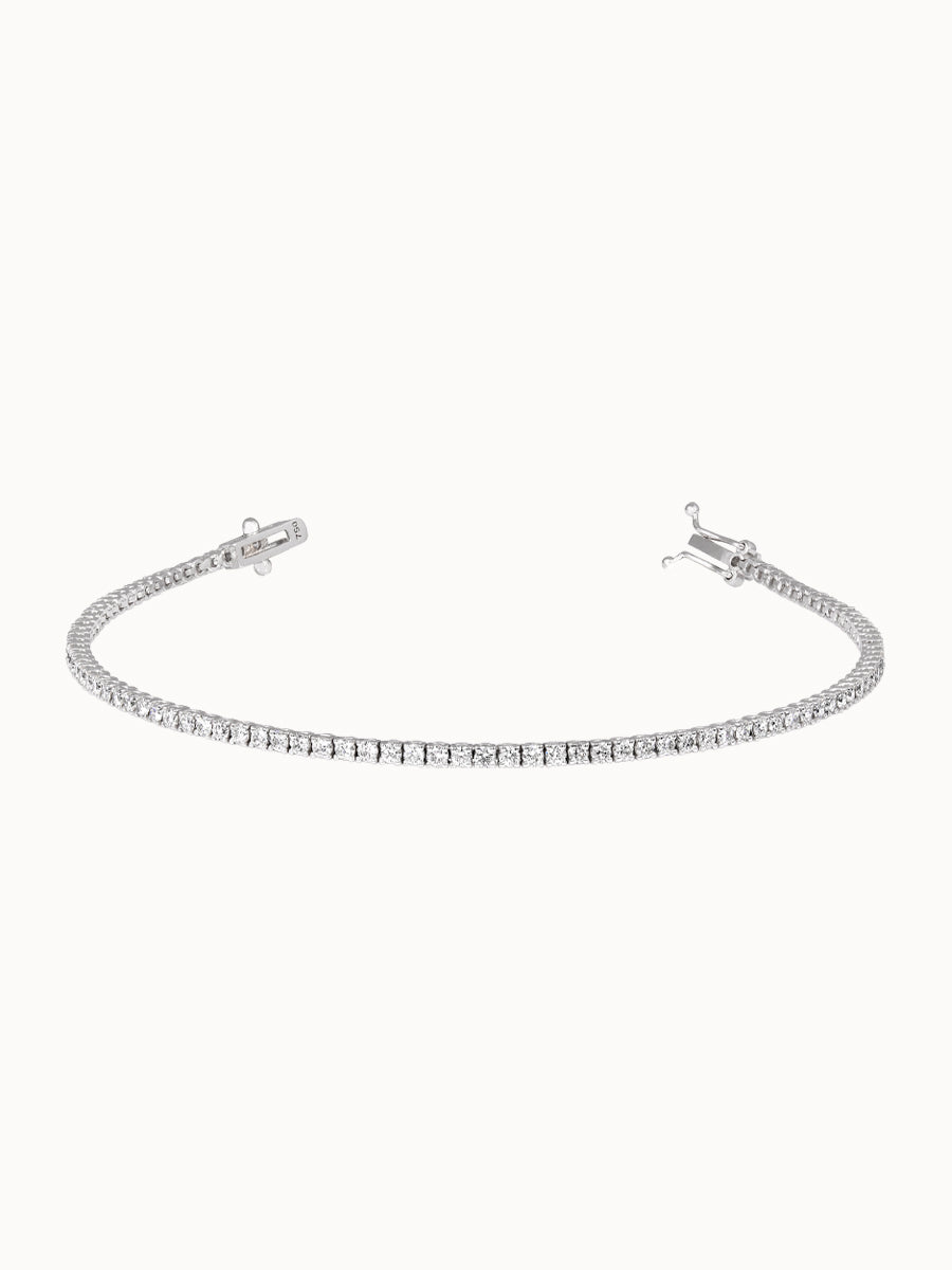 Pulseira Riviera em Ouro Branco 18k com Diamantes, 2,15 cts