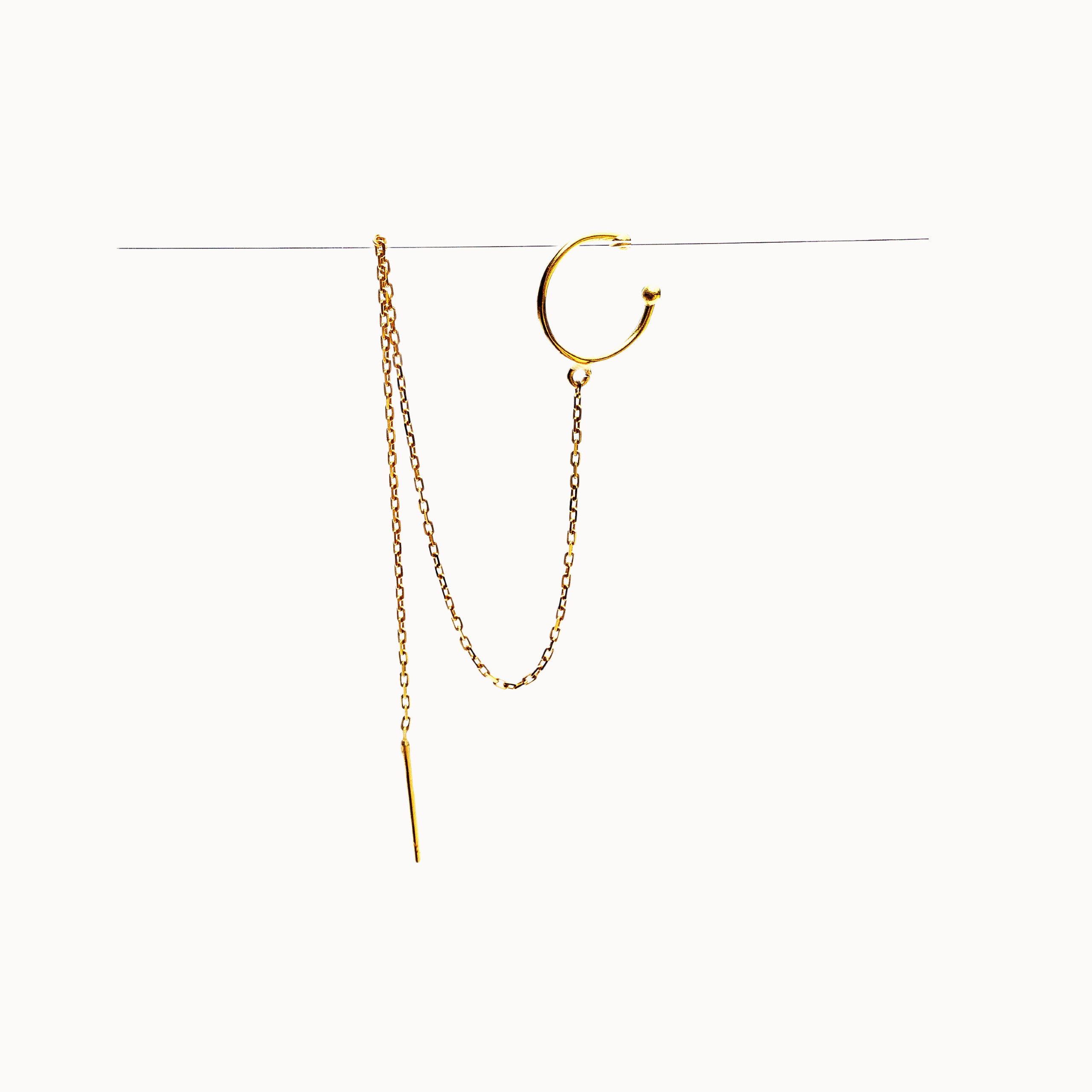 Piercing com Corrente Cartier